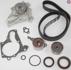 Engine Timing Belt Kit with Water Pump Compatible with 1987-2001 Toyota Camry,