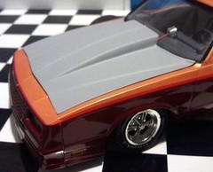 Resin Cowl Hood for ’86, 87 Monte Carlo Revell, Monogram 1/24, also 87 Aeroback