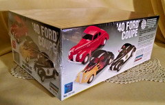 Ford Coupe 1940 Police Lindberg Car Model Kit 72159 New 2006 3 Way Stock Custom
