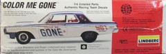 NEW Sealed Lindberg Color Me Gone 1964 Dodge 330 Super Stock Model Car Kit