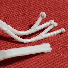Fender Exit Headers 1960 Chevy Corvette 1:25 Scale Model Car Part MPC