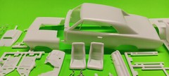 66 1966 Chevy Malibu SS 1/24 Body Hood Glass Bumper Interior Tub Frame Rear End