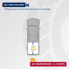 Soft Tri-Fold Truck Bed Tonneau Cover Fit for Ford Maverick 2022 2023 2024 2025