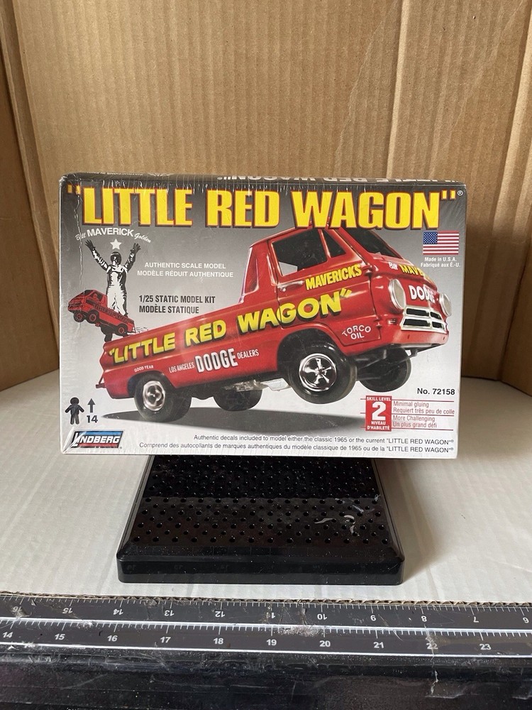 Factory sealed Lindberg Little Red Wagon Dodge Truck Model Kit 72158