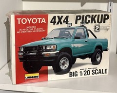*Still Sealed!* Lindberg Toyota 4X4 Pickup Model Kit, 1/20 scale