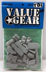 1/48 48TB1 USA WWII Tank Bits – Value Gear Resin Stowage (27 Pieces) 48TB1