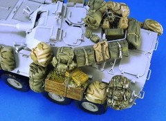 1/35 Cast Resin Model Assembly Kit, GK, LAV-25 Wheeled Armored Vehicle Debris…