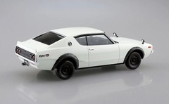 AOSHIMA 1/32 THE SNAP KIT NISSAN SKYLINE 2000 GTR WHITE Model Kit White New