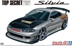 Aoshima No.24 Tuned Car Nissan Top Secret Silvia S15 1999 1/24 Scale Model Kit