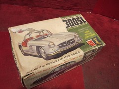 AMT MERCEDES BENZ 300SL GULL WING COUPE ORIGINAL 1965 ISSUE 1/25