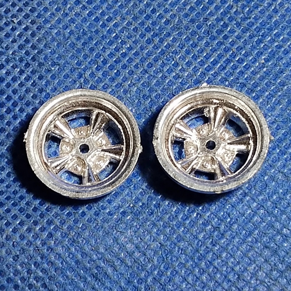 🌟 5 Spoke Custom Wheels 1:25 or 1:24 Scale 1000s Model Car Parts 4 Sale