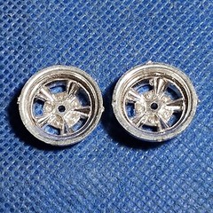 🌟 5 Spoke Custom Wheels 1:25 or 1:24 Scale 1000s Model Car Parts 4 Sale