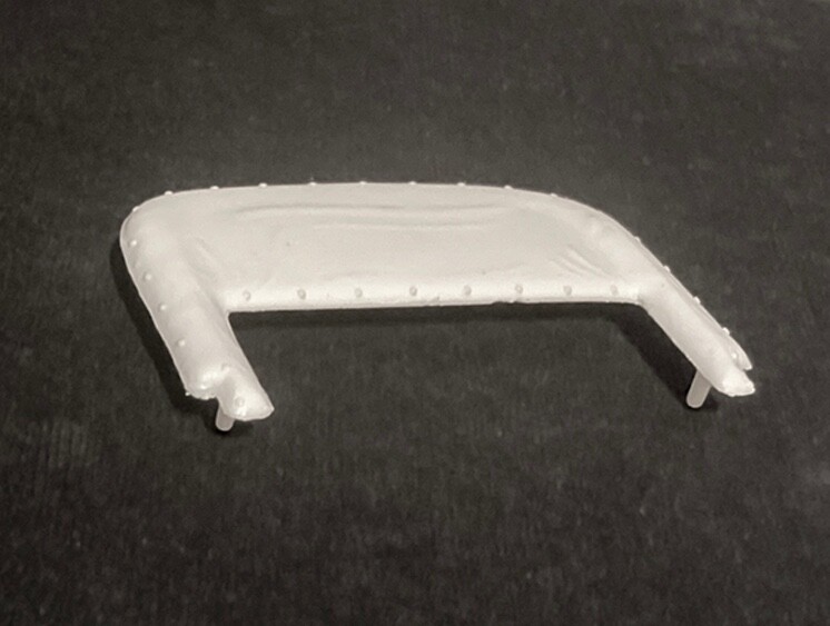 RESIN 1960 MERCURY CONVERTIBLE BOOT for 1/25 SCALE AMT ANNUAL—PLEASE READ