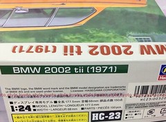 Hasegawa HC23 BMW 2002 tii 1/24 scale kit 11230 JAPAN IMPORT