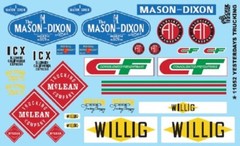Gofer Racing 1/24-1/25 Yesterday’s Trucking decals 11052 x