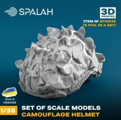 Camouflage helmet 5 pcs Set of scale models 1/35 SPALAH 12535