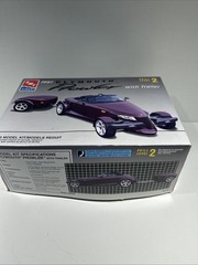 VTG AMT ERTL 1997 Plymouth Prowler & Trailer Plastic Model Kit 1/25th Open Box