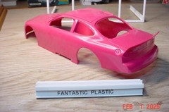 Vintage Pink Ford Taurus NASCAR Body 1/24th fb162
