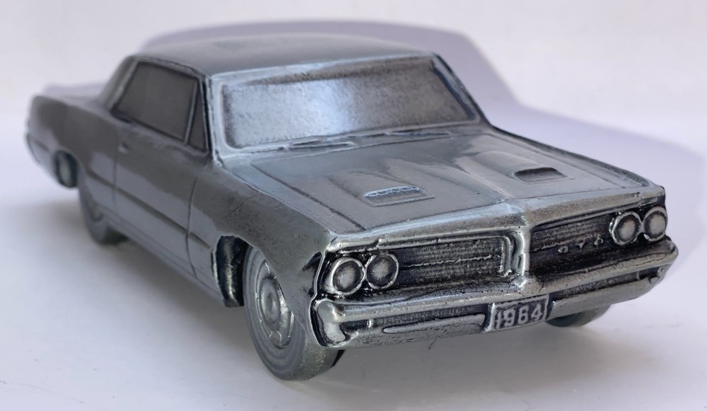 1964 Pontiac GTO Standing Stone Bank Promo 1/25 Banthrico 1974 Pot Metal