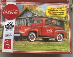 AMT 1953 Ford F100 Coca Cola Delivery Pickup Truck Damaged Box