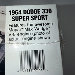 New LINDBERG Color Me Gone 1964 DODGE 330 SUPER STOCK 1:25 FACTORY SEALED