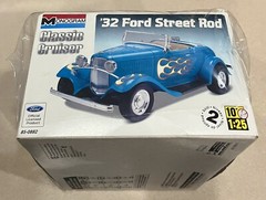 🏁 Monogram ’32 Ford Street Rod Model Sealed Cruiser Roadster Deuce Hot Rod 🏁