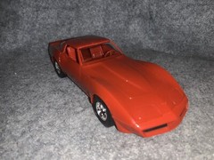 1981 red orange corvette promo (Lot#893)