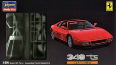 Hasegawa 1/24 Plastic Ferrari 348ts Model Kit Made in Japan NEW US Shipping