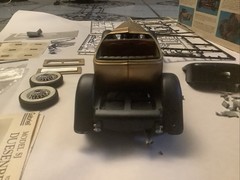Hubley Classic Metal Kit 1/18 Scale Model SJ Duesenberg #4864 Vintage