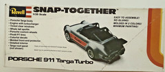 Revell Porsche 911 Targa Turbo Snap-Together 1/25 Model 6212 1980 USA Complete
