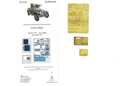 Photo-etched detailing set for Ford Model T 1917 Utility by ICM 35664, 1:35