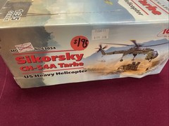 Sikorsky CH-54A Tarhe – 1/35 Scale ICM Unassembled Helicopter Kit#53054 NIB