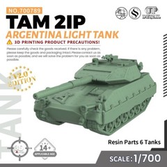 SSMODEL 1/700 Argentina TAM 2IP Light Tank Military Model Kit SS700789