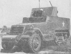 1/72 Built M3 75mm M1A1 Howitzer Motor Carriage T30 Half Truck Model