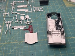 AMT Ertl 1970 Chevrolet Chevelle SS 454 Model Kit 1/25 Scale Partially Assembled