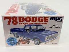 MPC ’78 Dodge D100 Pick-Up Truck Mini Bike Included Model Kit *Sealed* 1:25
