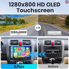 Car Radio Stereo for Honda CRV 2007-2011: 4 Core + 64G HD Touch Screen Head
