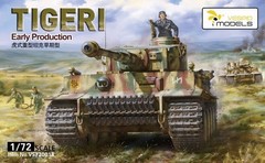 VESPID MODELS VS720018 1/72 German Tiger I Early Production