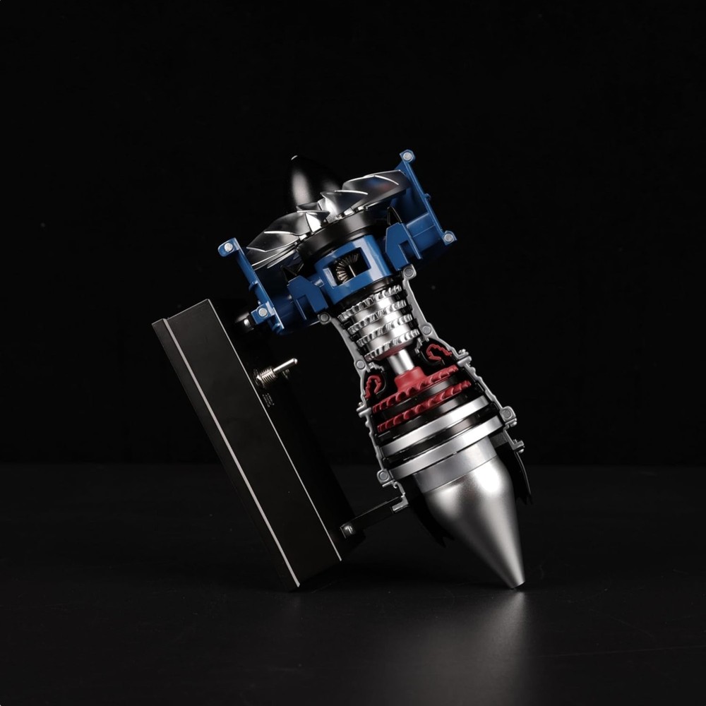 Educational DM122 Turbofan Engine Model Kit – All-Metal, 1:20 Scale Assembly Kit