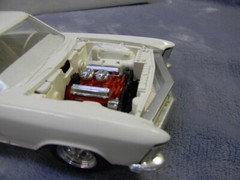1/24 1965 AMT ORIGINAL ISSUE BUICK RIVIERA HARDTOP ANNUAL WHITE MODEL- BUILT