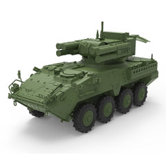 SSMODEL SS72961 1/72 Military Model Kit US Stryker ADATS Tank Destroyer