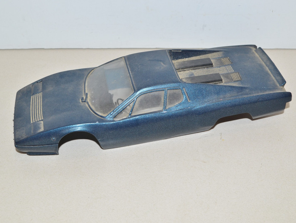 Vintage FERRARI 512BB Model Car Body 1/24 Scale Junkyard Parts Custom Fodder