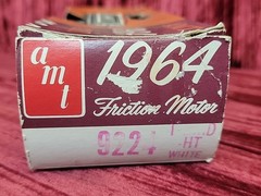 1964 Wimbledon White Ford Thunderbird T-Bird AMT Dealer Promo Friction Model Car
