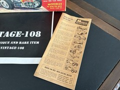 VINTAGE 1960 Monogram Quarter Midget Racer Parts Kit with box see pics read Rare