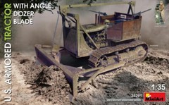 MINIART MODELS 1/35 US Armored Tractor w/Angled Dozer Blade MIA35291