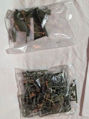 SP Gun Artillery SU-76 Russian WW2 UM Plastic Kit 1/72 partially assembled