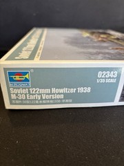 Soviet 122mm Howitzer M30 Trumpeter 1:35 Model Kit 02343 Open Box Sealed Parts
