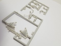 1958 Edsel Pacer FRONT SUSPENSION / STEERING from AMT 1:25 Model Kit 58