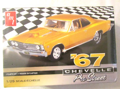 AMT ’67 CHEVELLE PRO STREET Plastic Model Kit ~ 1:25 Scale ~ NIP