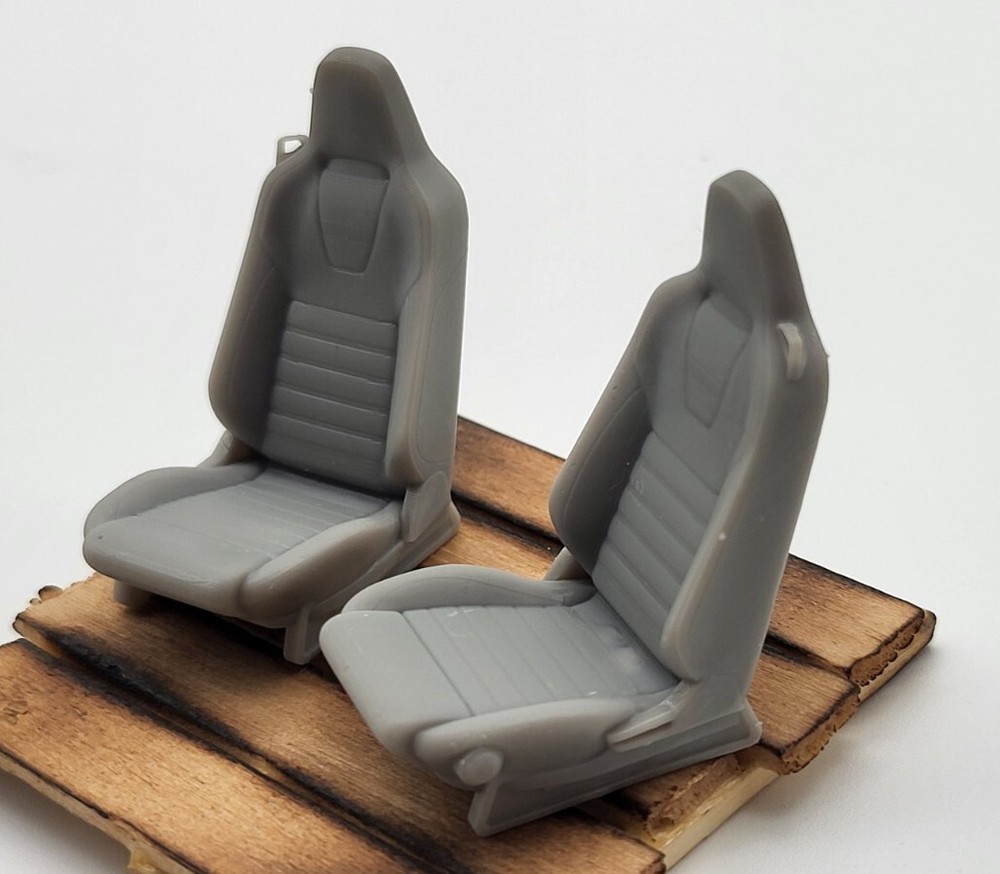 Mobern JDM Seats For 1/24 And 1/25 Scale Model Cars (Set of 2)